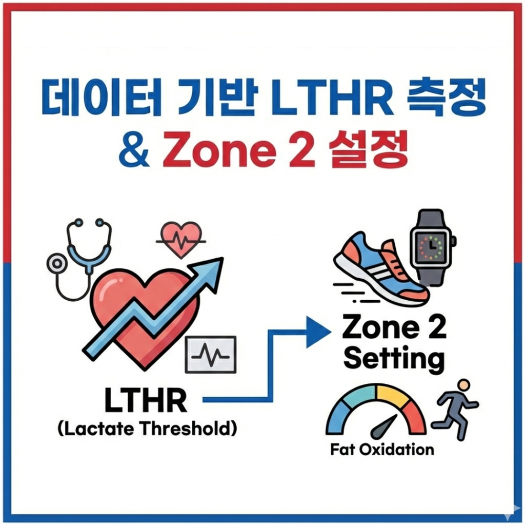 젖산 역치 심박수 (LTHR) 과Zone 2 